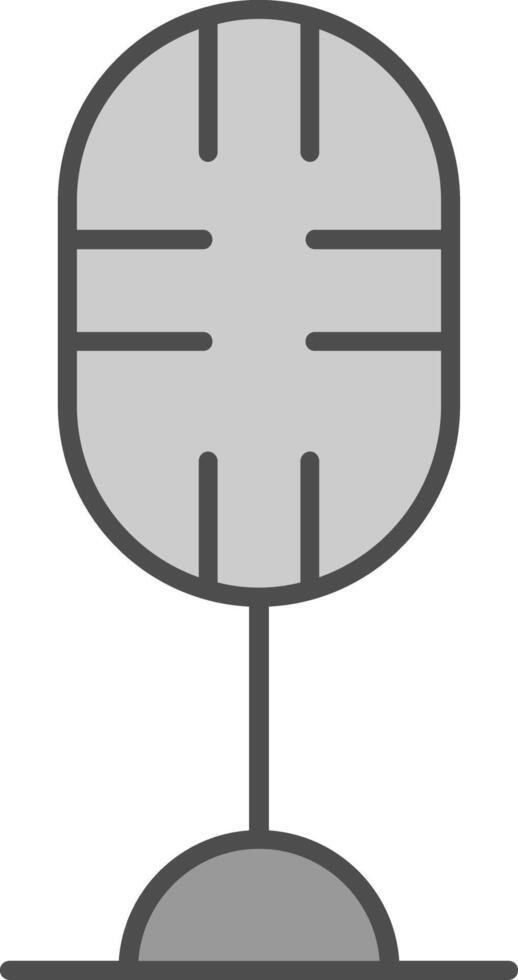 Microphone Line Two Color Icon vector