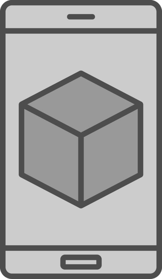 3d Fillay Icon vector