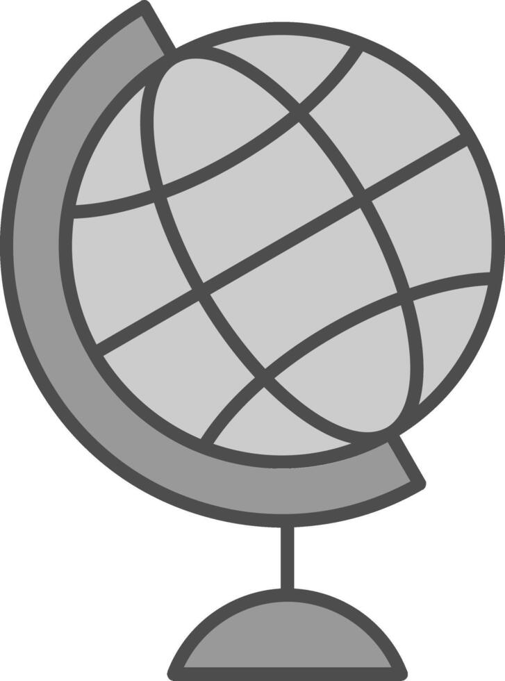 globo relleno icono vector