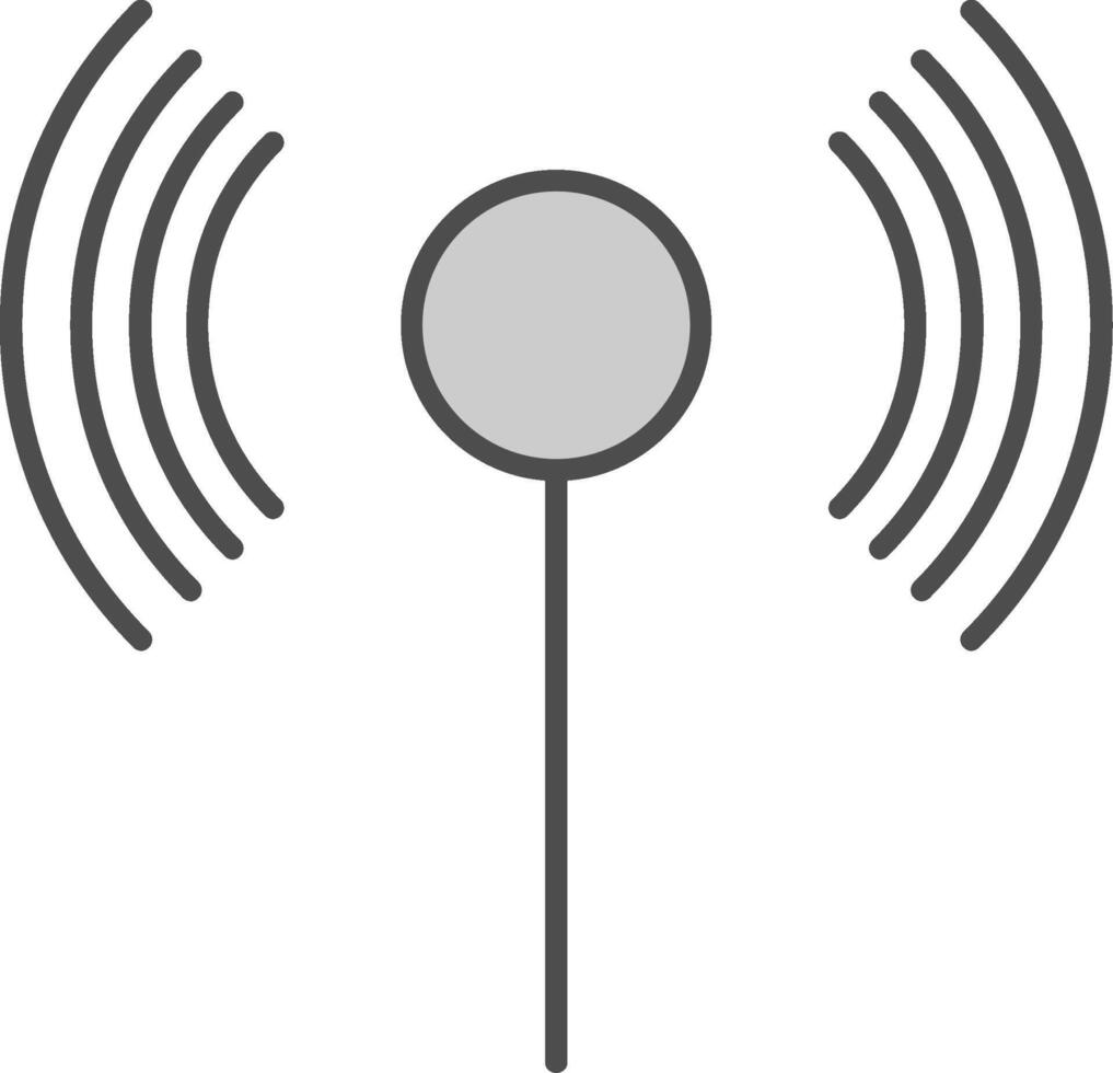 Wifi Fillay Icon vector