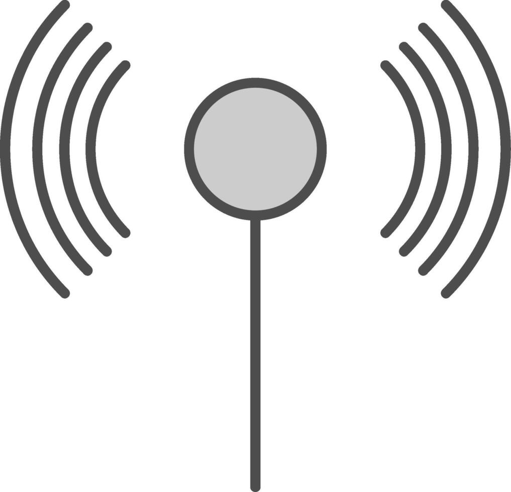 Wifi relleno icono vector