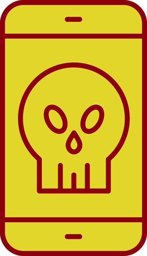 Smartphone Line Two Color Icon vector