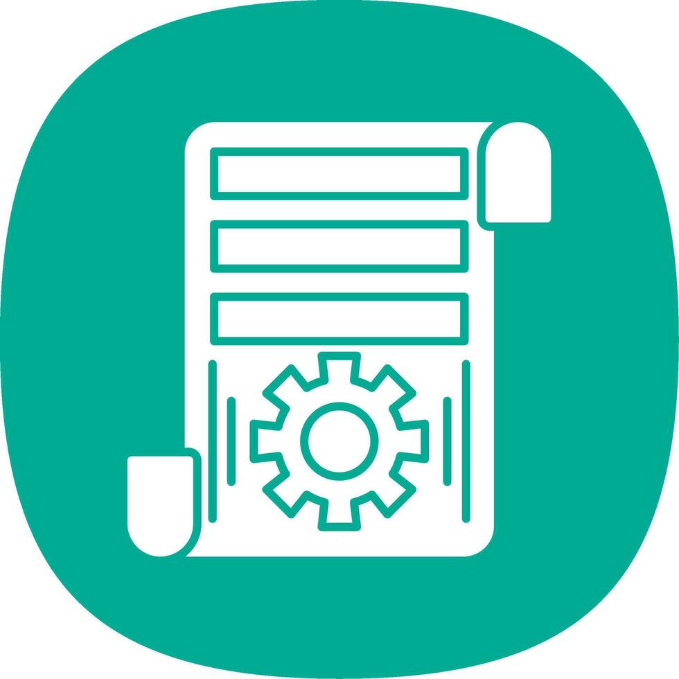 Project Line Two Color Icon vector
