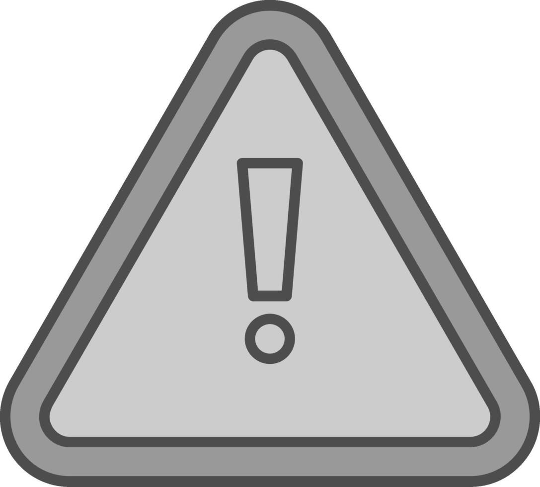 Alert Fillay Icon vector