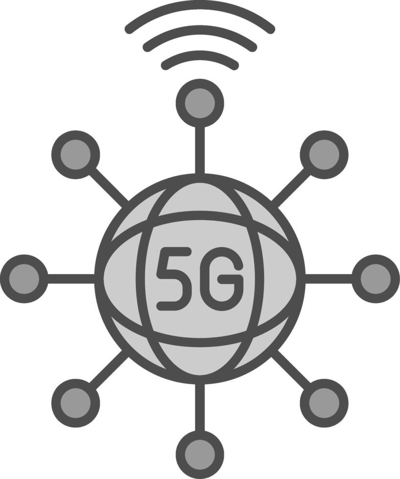 Connection Fillay Icon vector