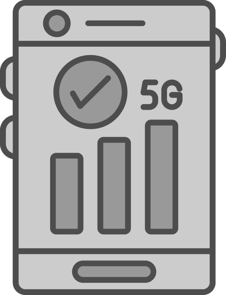 Good Signal Fillay Icon vector