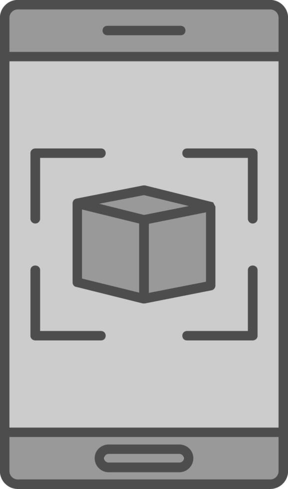Augmented Reality Fillay Icon vector