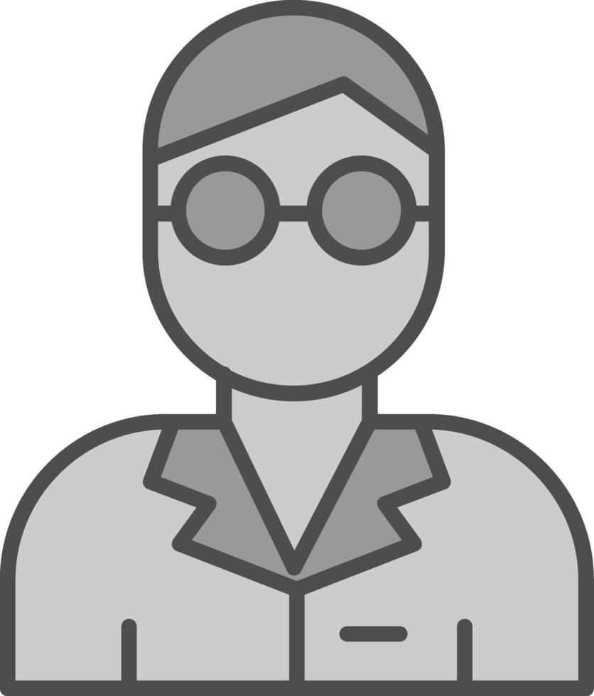 scientist Fillay Icon vector