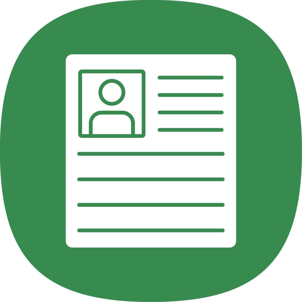Curriculum Line Two Color Icon vector