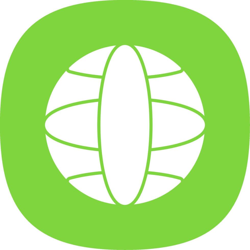 Global Line Two Color Icon vector