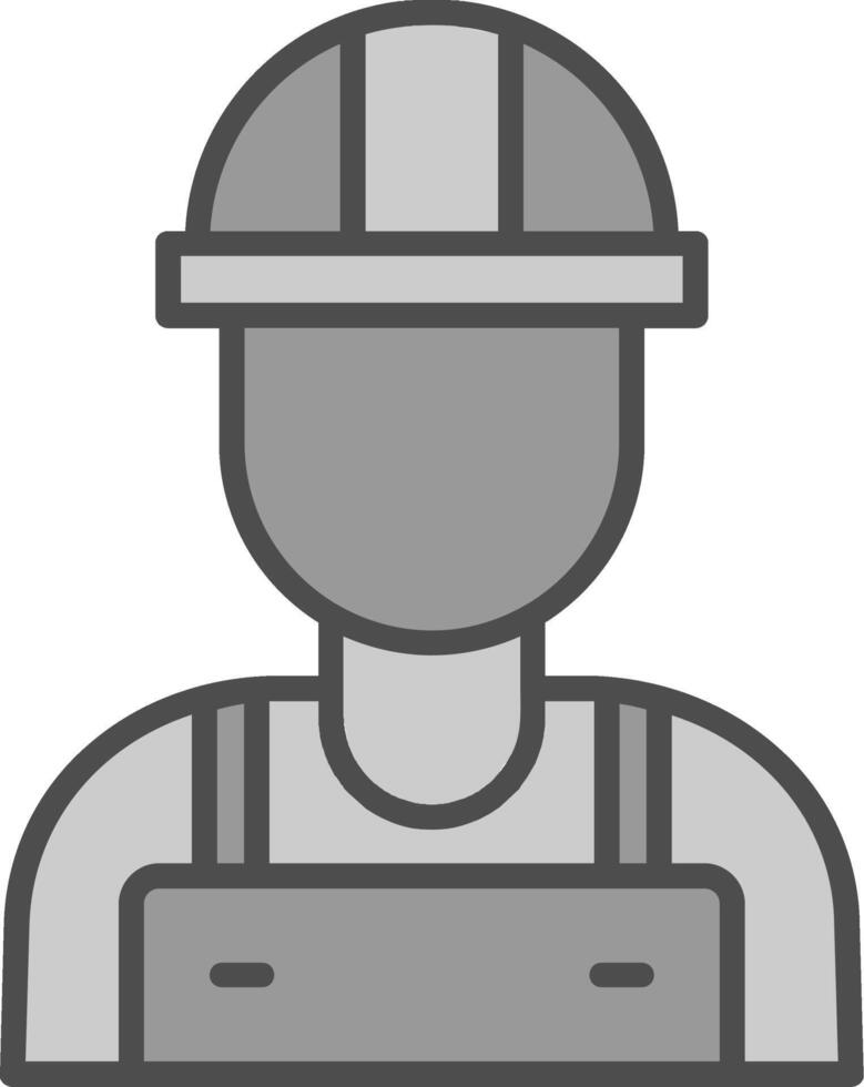 Worker Fillay Icon vector