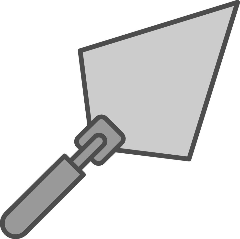 Trowel Fillay Icon vector