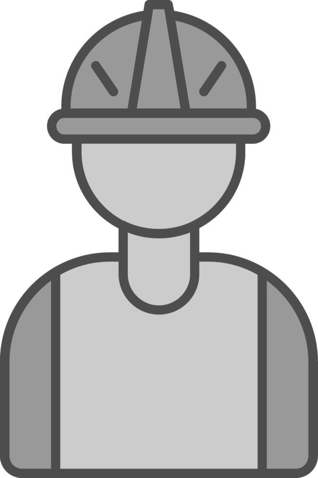 Worker Fillay Icon vector