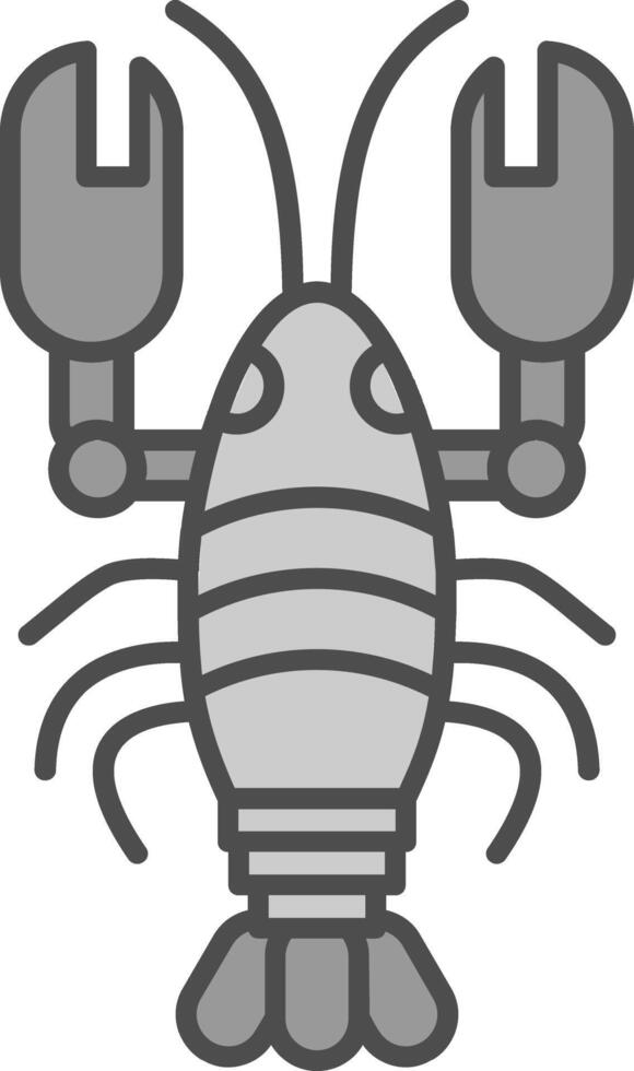 Lobster Fillay Icon vector