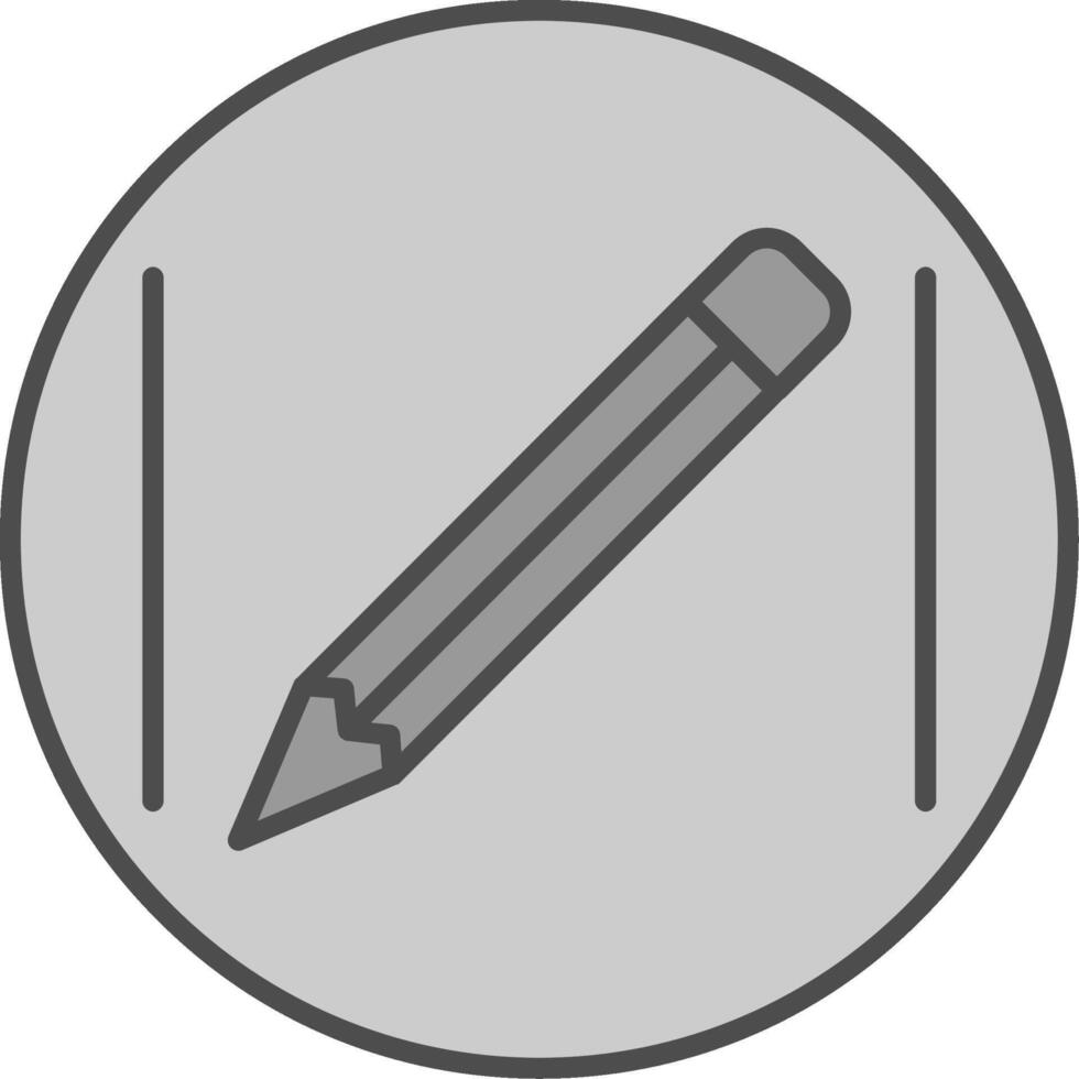 Pencil Fillay Icon vector