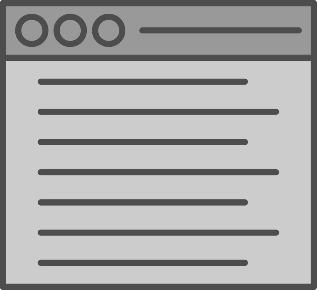 Web Fillay Icon vector