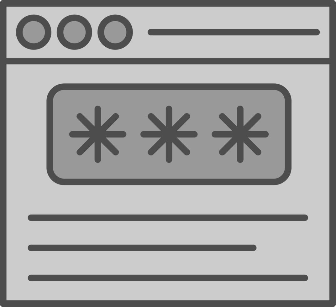 Password Fillay Icon vector