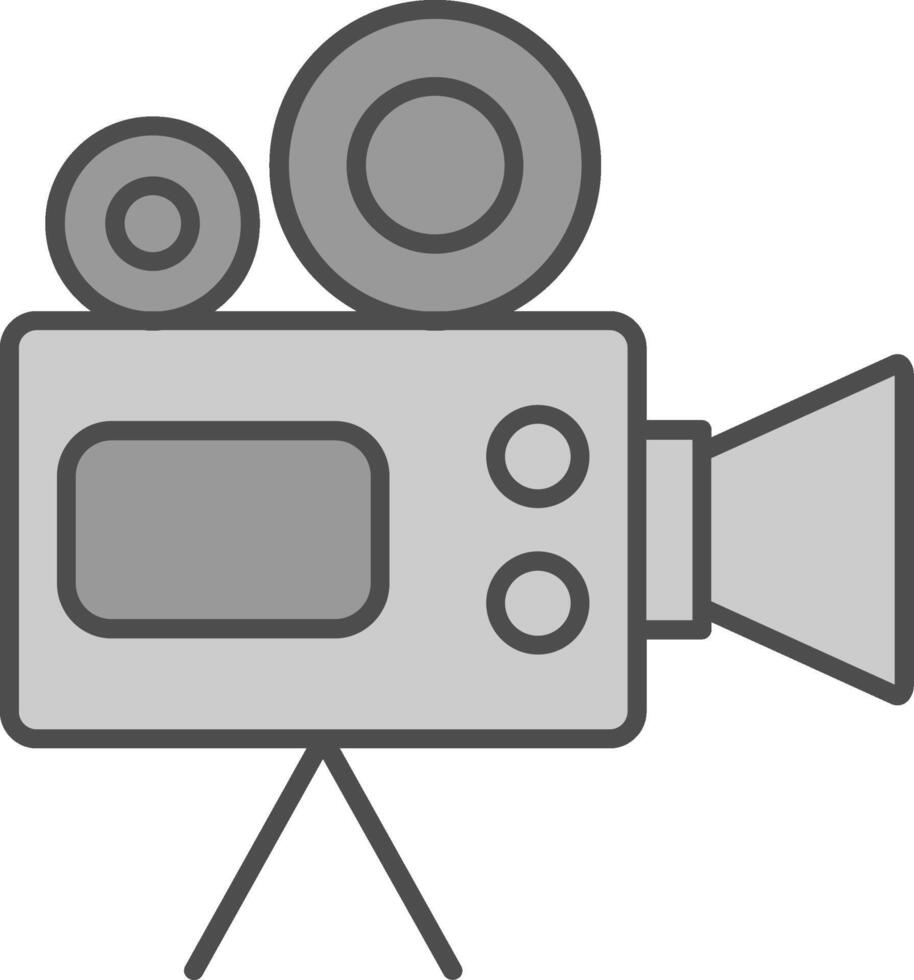 Camera Line Two Color Icon vector