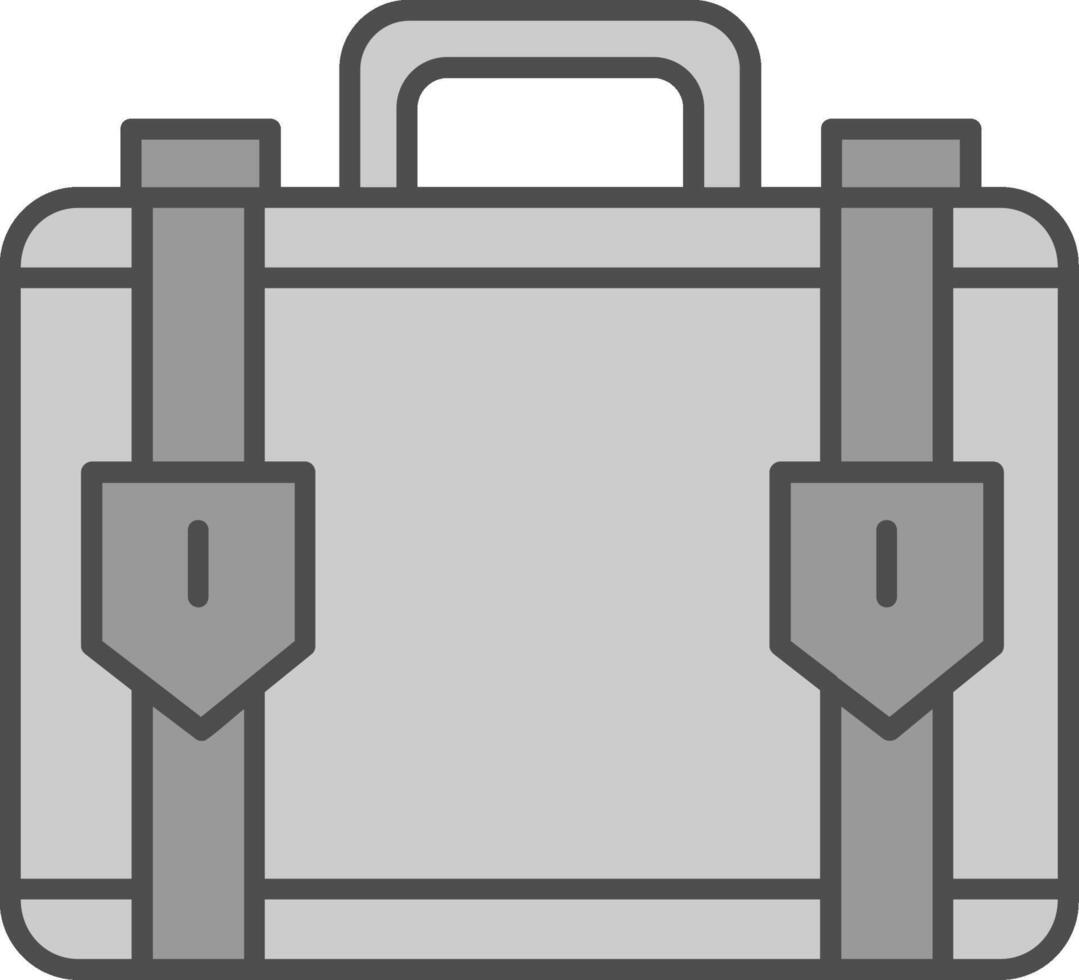 Suitcase Fillay Icon vector