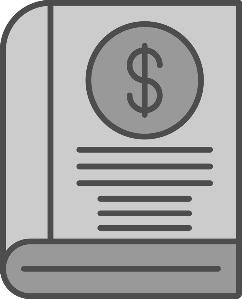 Book Fillay Icon vector