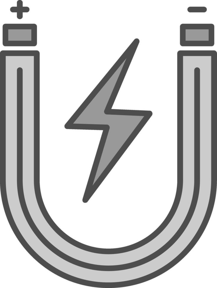 Magnet Fillay Icon vector
