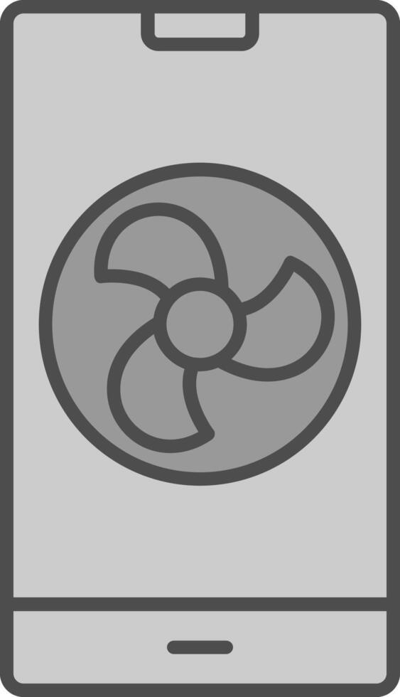 Fan Fillay Icon vector