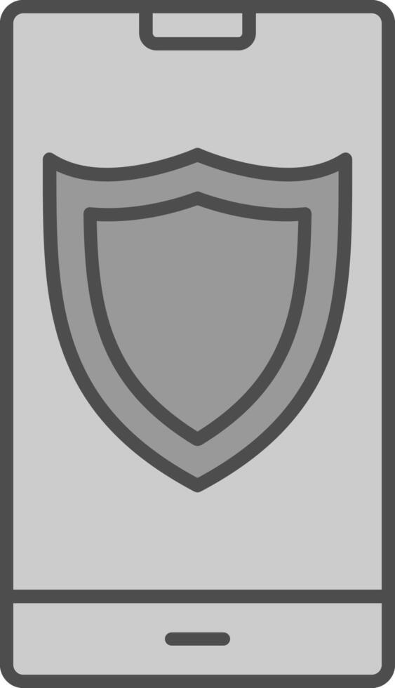 Shield Fillay Icon vector