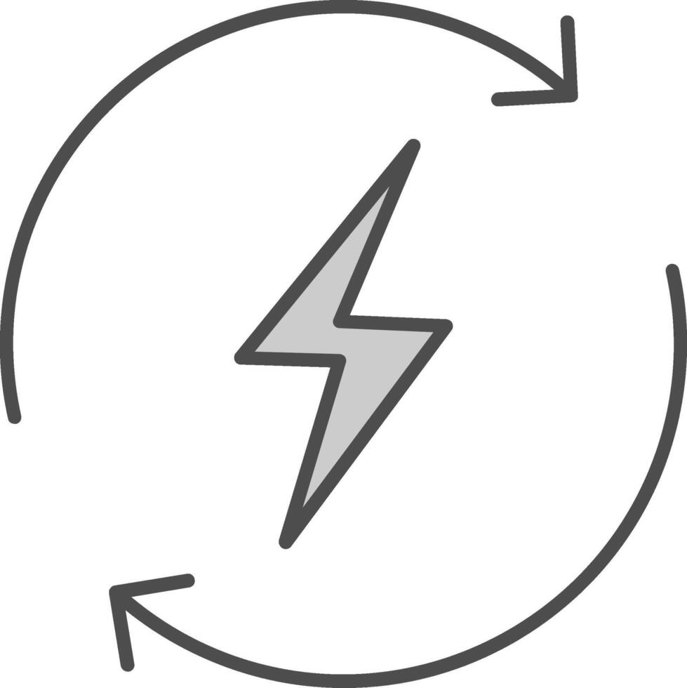 Recycle Fillay Icon vector