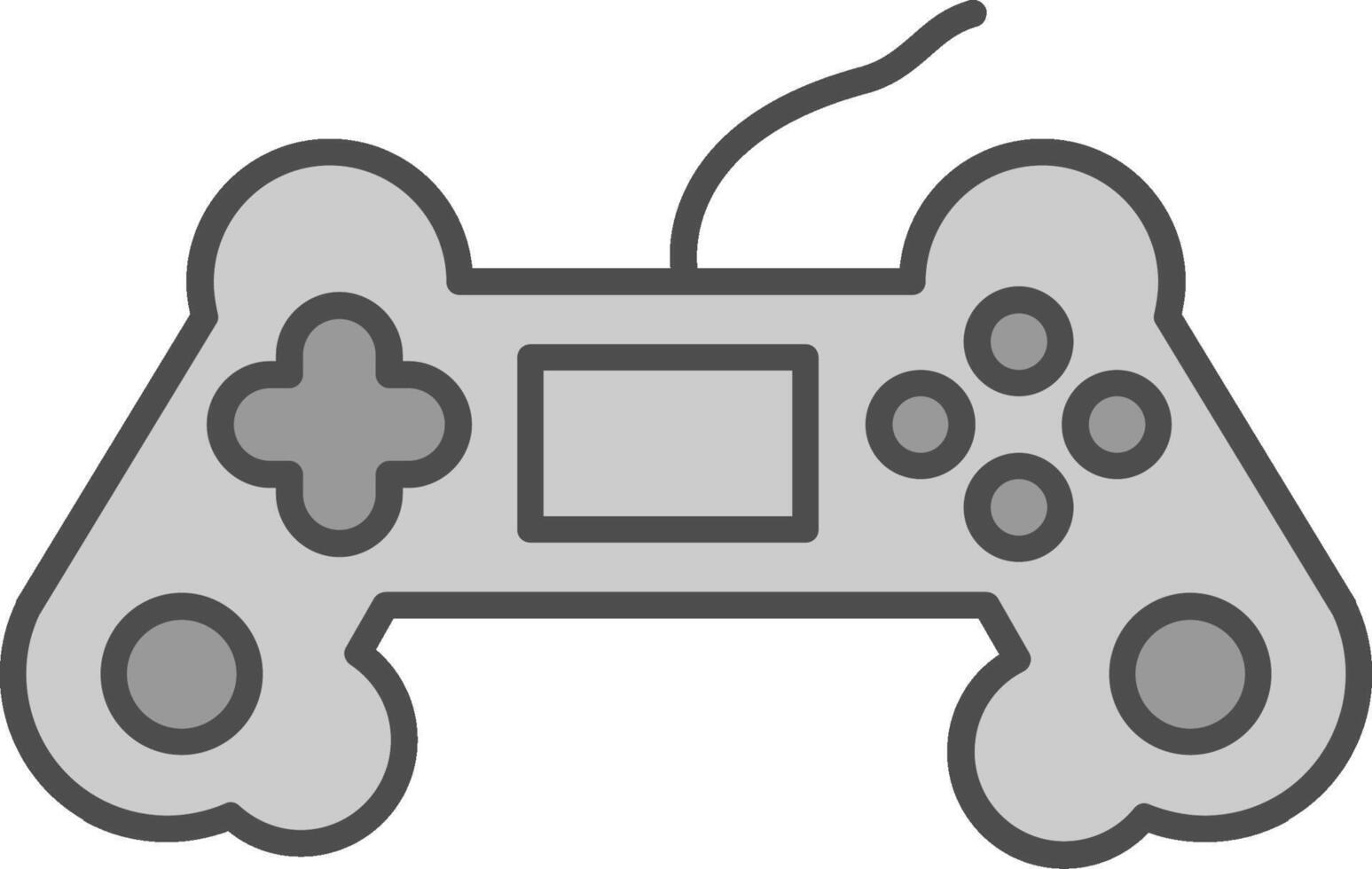 Game Controller Fillay Icon vector