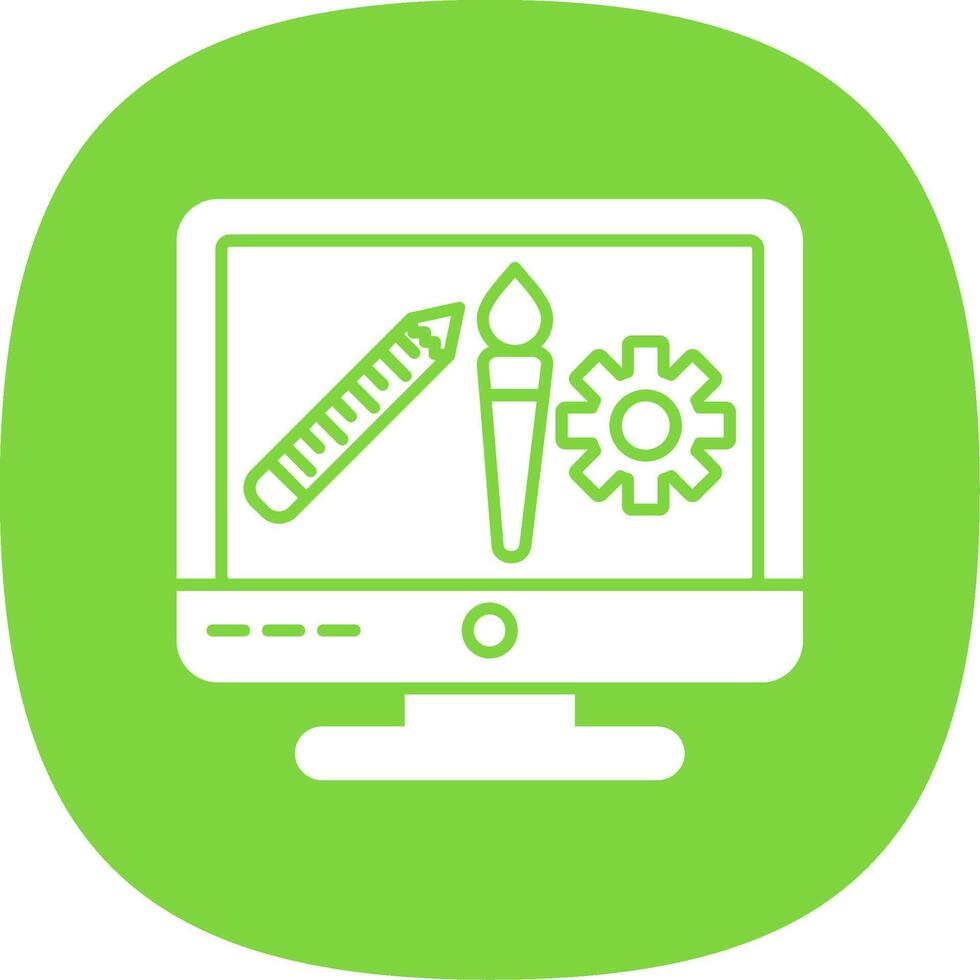 Art Line Circle Icon vector