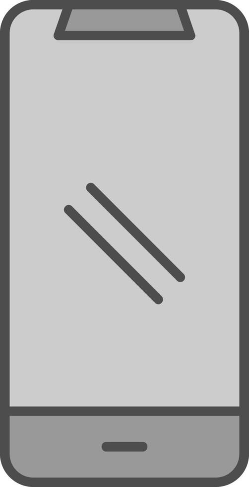 Smartphone Fillay Icon vector