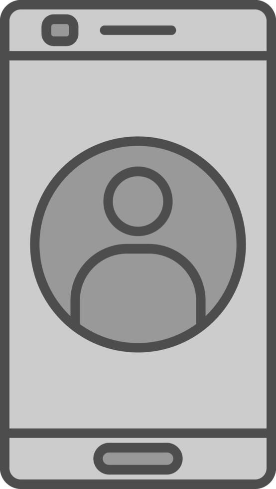 User Fillay Icon vector