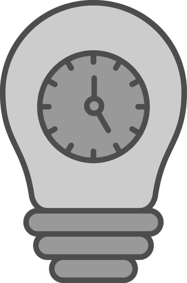 Time Management Fillay Icon vector