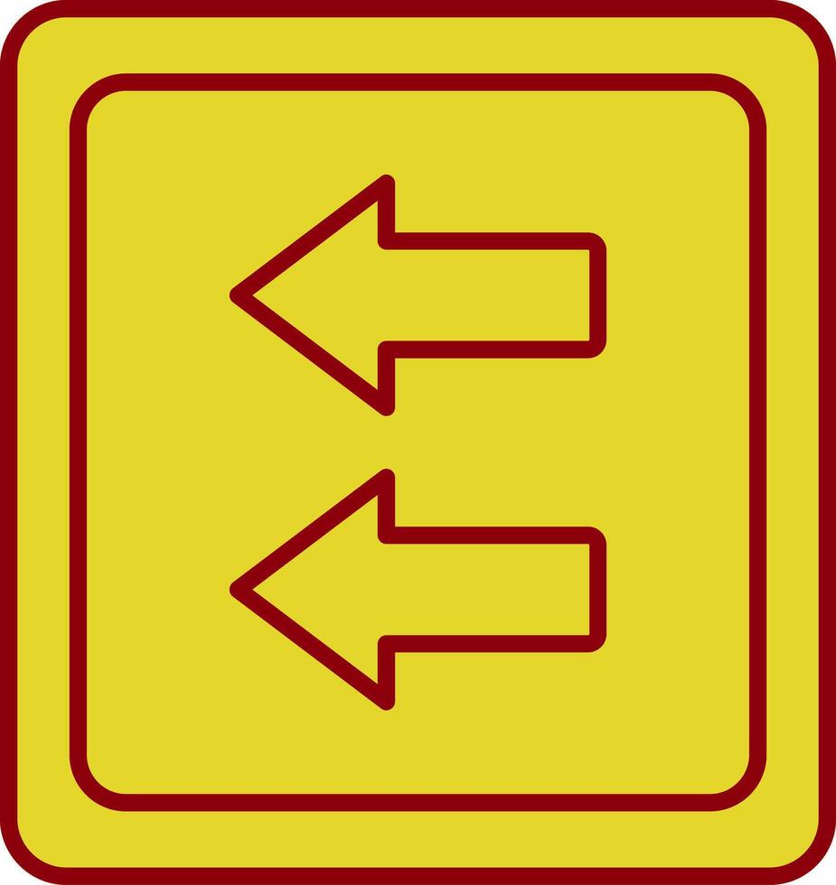 Fast Backward Line Circle Icon vector