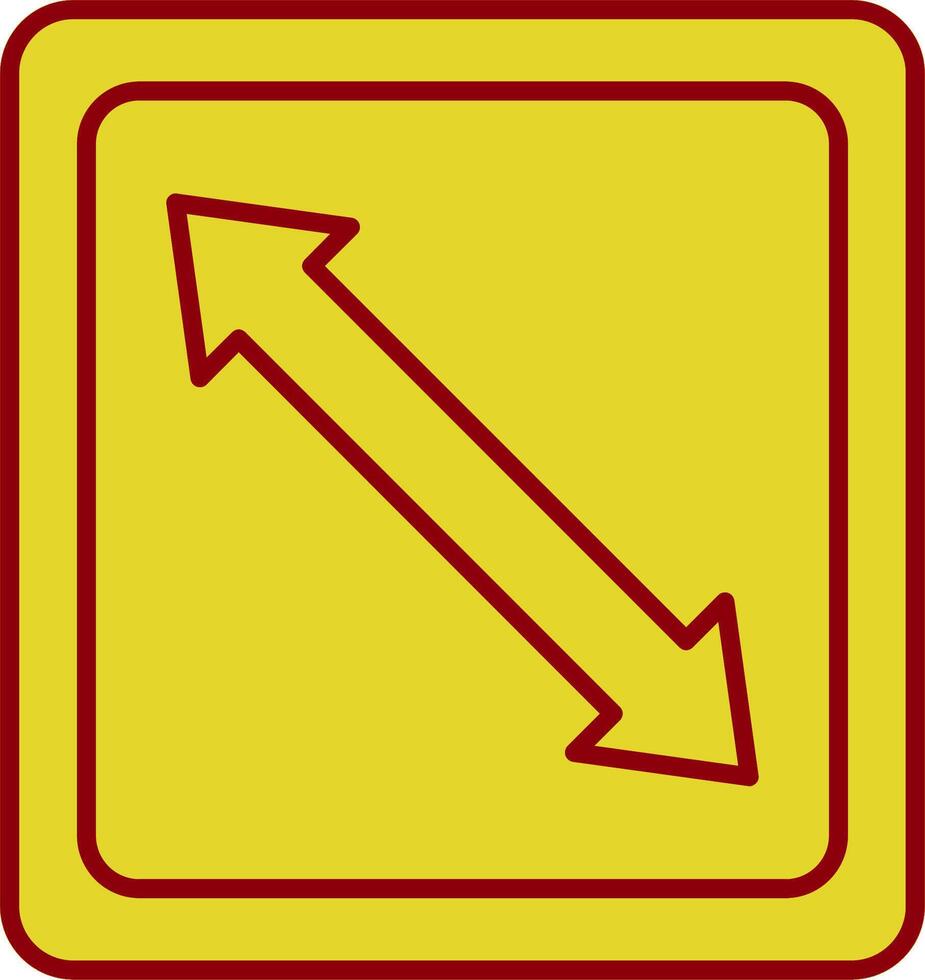 Right Down Line Circle Icon vector