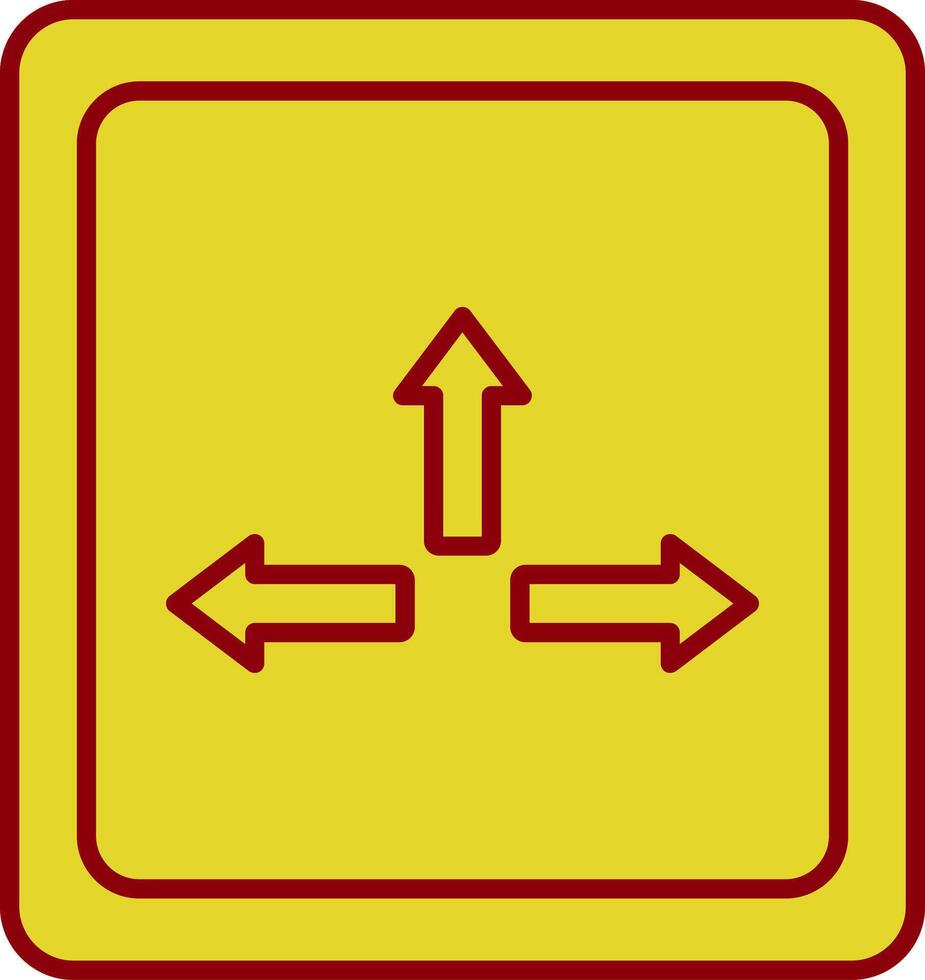 Resize Line Circle Icon vector