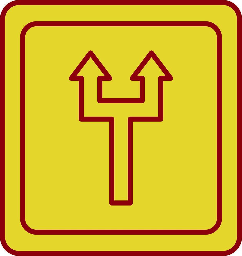 Up Line Circle Icon vector