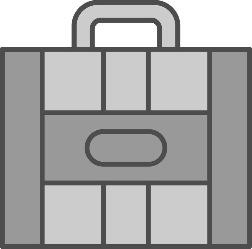 Suitcase Fillay Icon vector