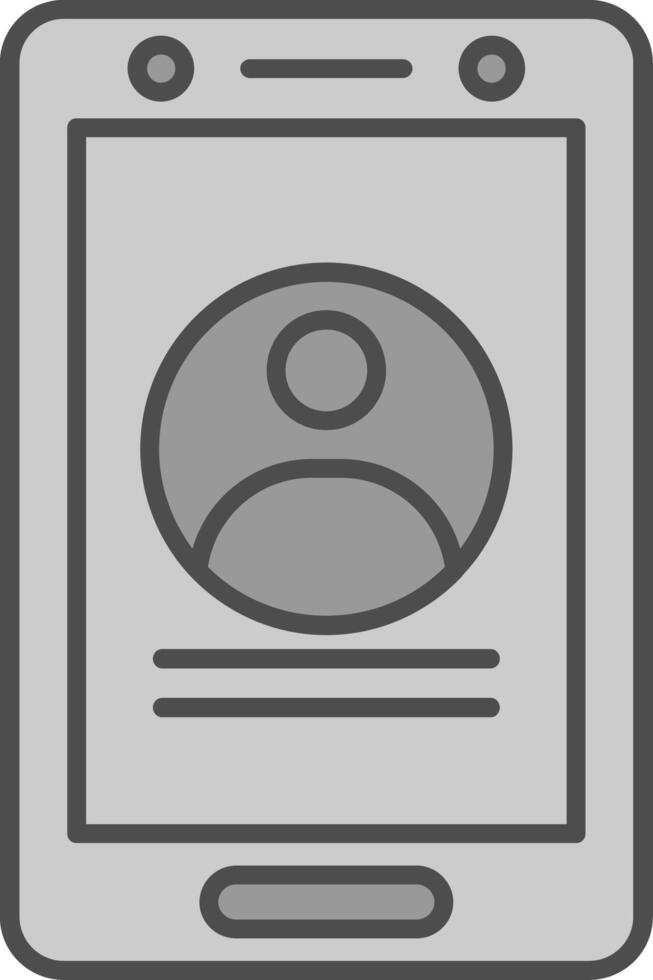 Avatar Fillay Icon vector