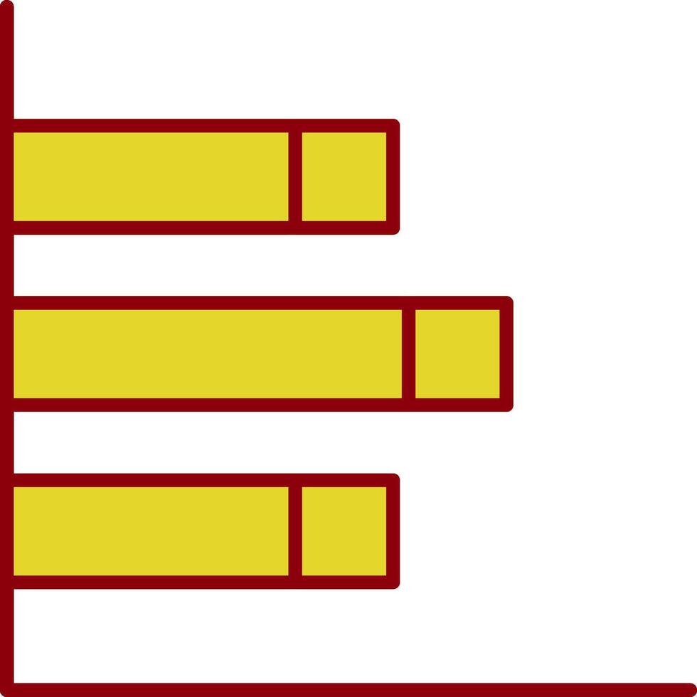 Bar Chart Line Circle Icon vector