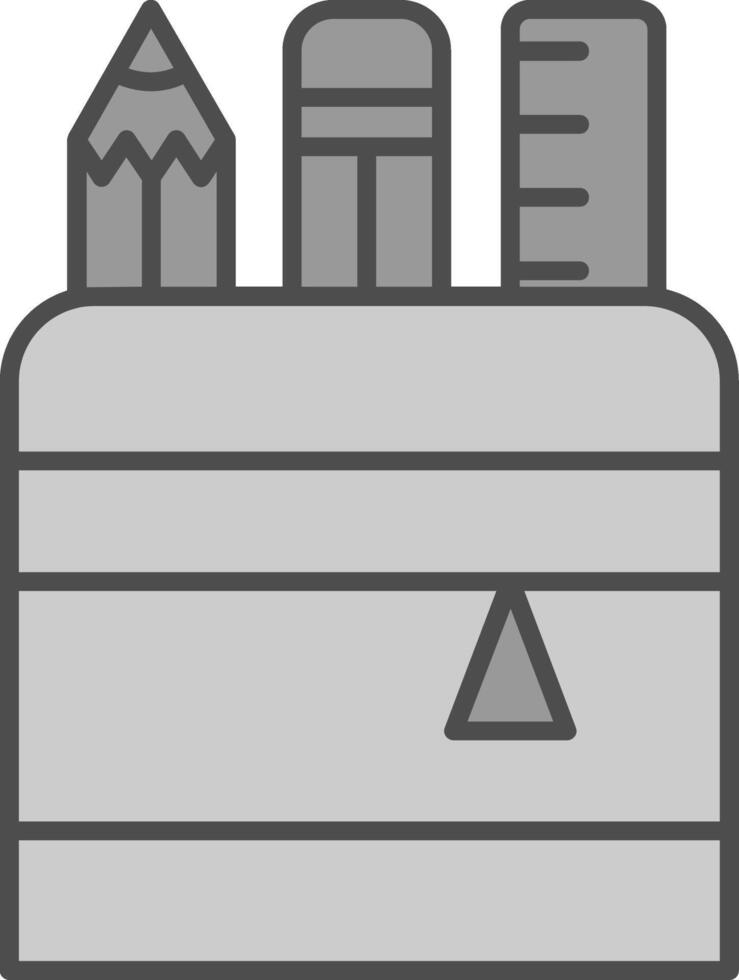 Stationary Fillay Icon vector