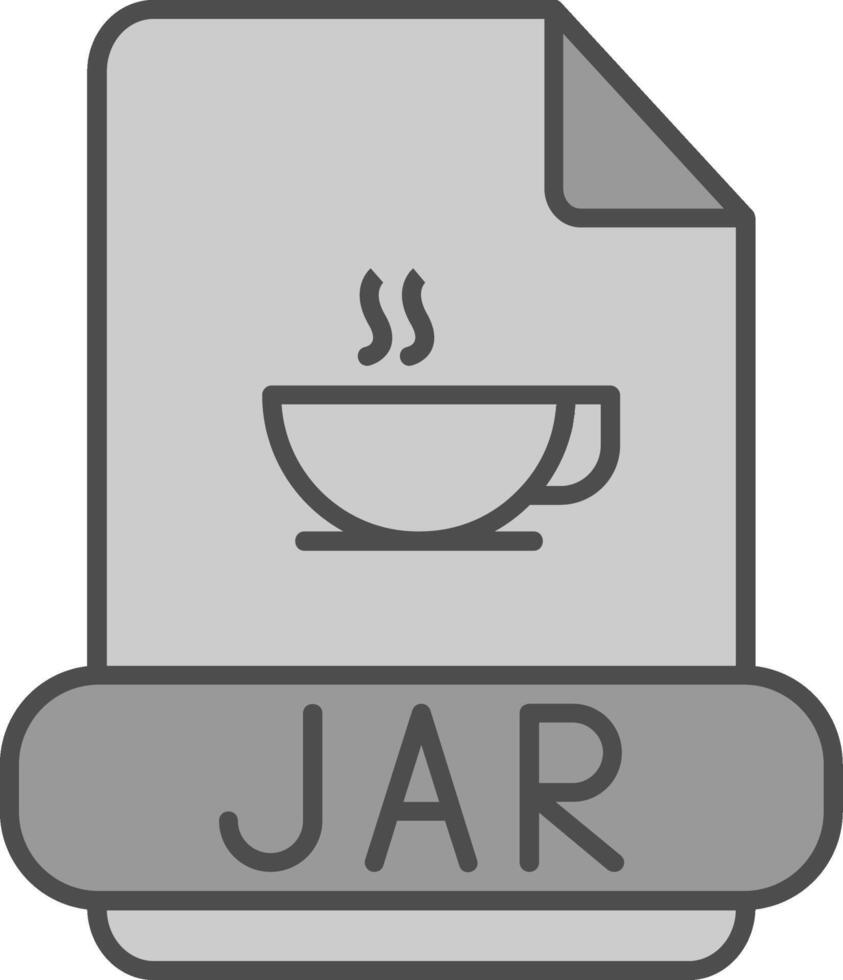 Jar Fillay Icon vector