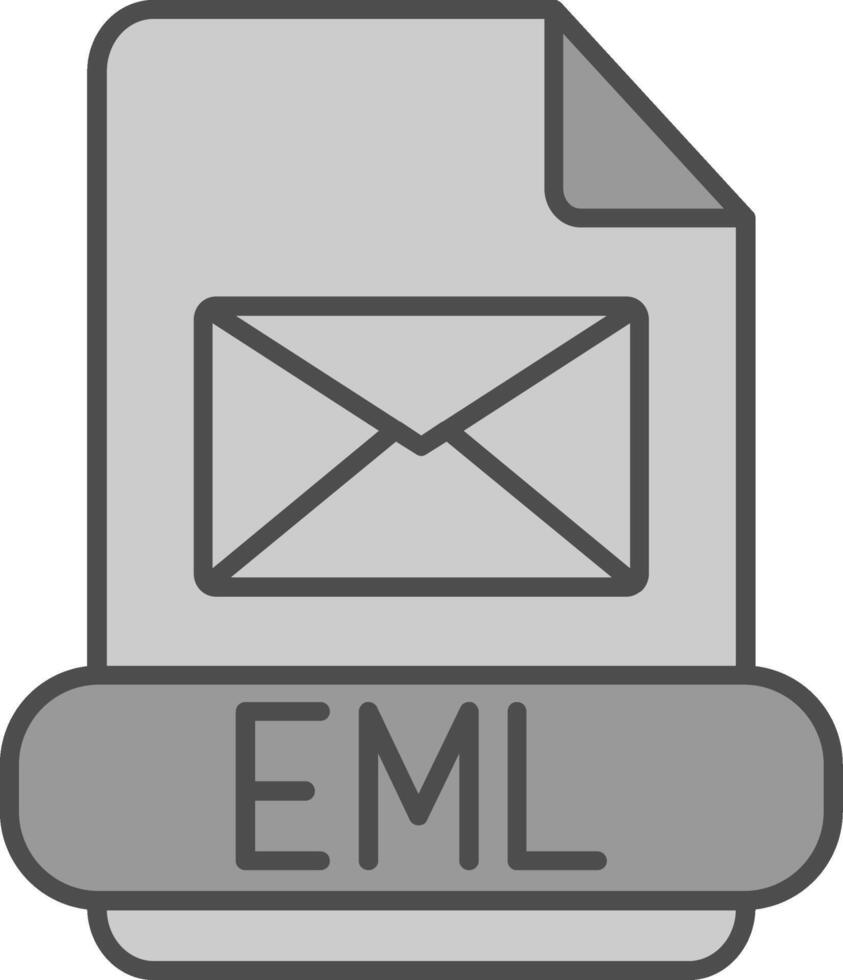 eml relleno icono vector