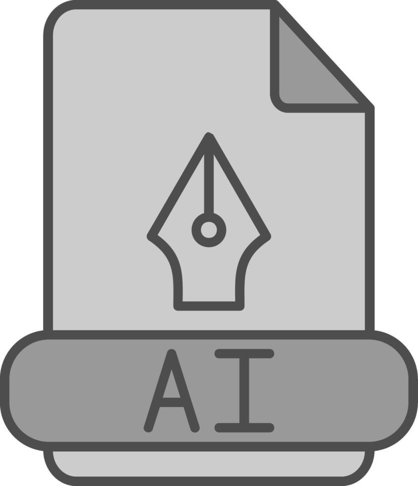 ai relleno icono vector