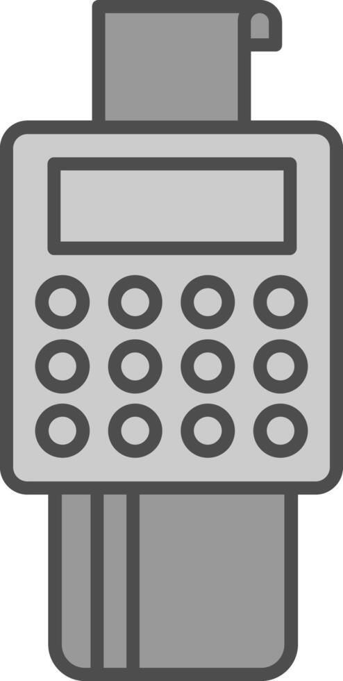 Bank Terminal Fillay Icon vector