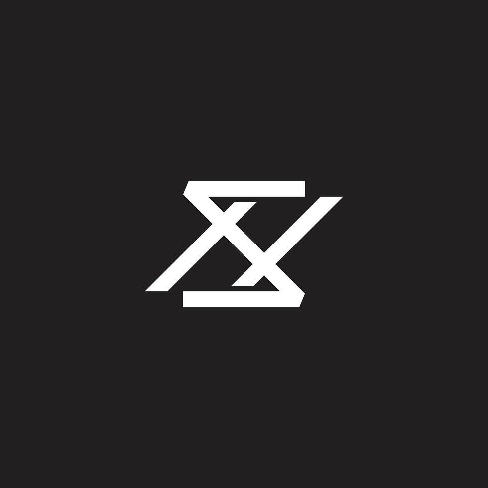letter sh motion fast simple linked line logo vector