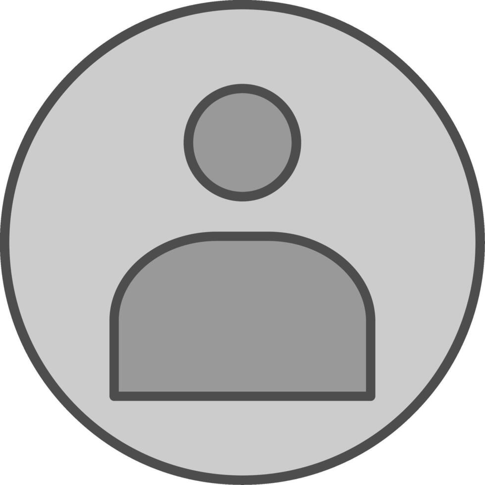 User Fillay Icon vector