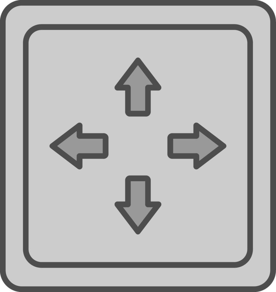 Fullscreen Fillay Icon vector
