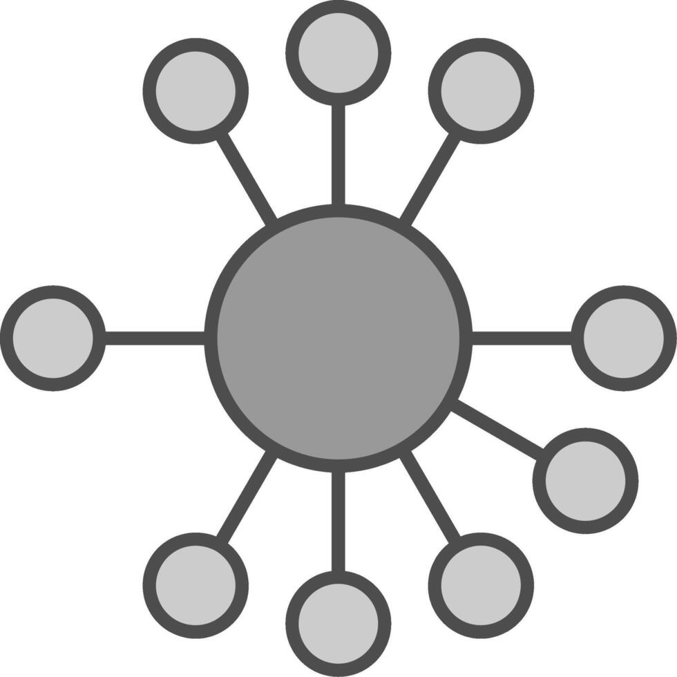 Diagram Fillay Icon vector