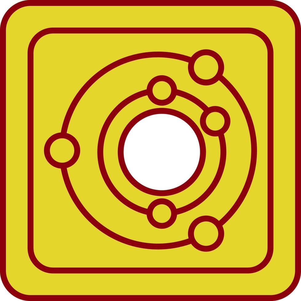 Radar Fillay Icon vector